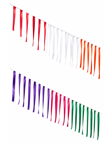 Guirlande bandelette estivale en tissu ultra résistant